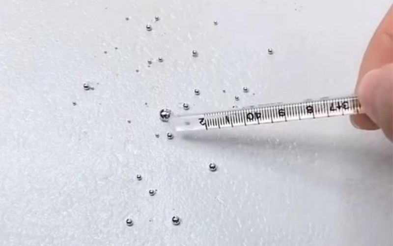 体温计水银突破怎么办？？
